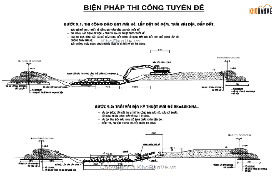 Biện pháp thi công tổng thể tuyến đê biển Hp,Biện pháp thi công tổng thể đê biển hải phòng,biện pháp thi công tổng thể