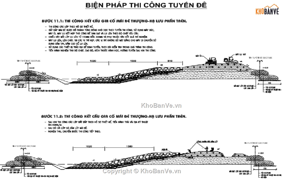 Biện pháp thi công tổng thể tuyến đê biển Hp,Biện pháp thi công tổng thể đê biển hải phòng,biện pháp thi công tổng thể