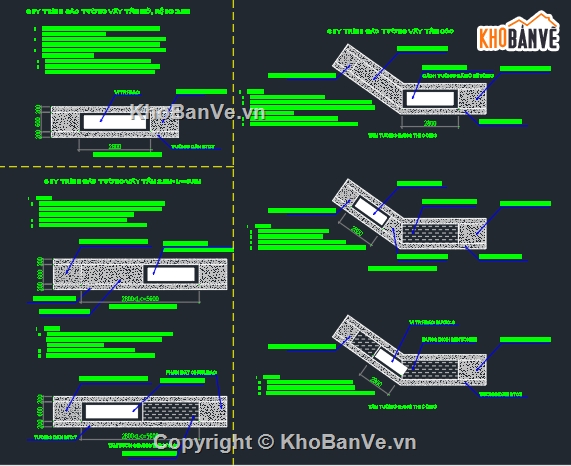 tường vây,Biện pháp thi công,thi công