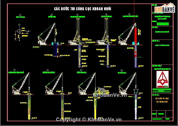 Biện pháp thi công,thi công cọc,khoan nhồi cọc,cọc nhồi,thuyết minh,khoan nhồi