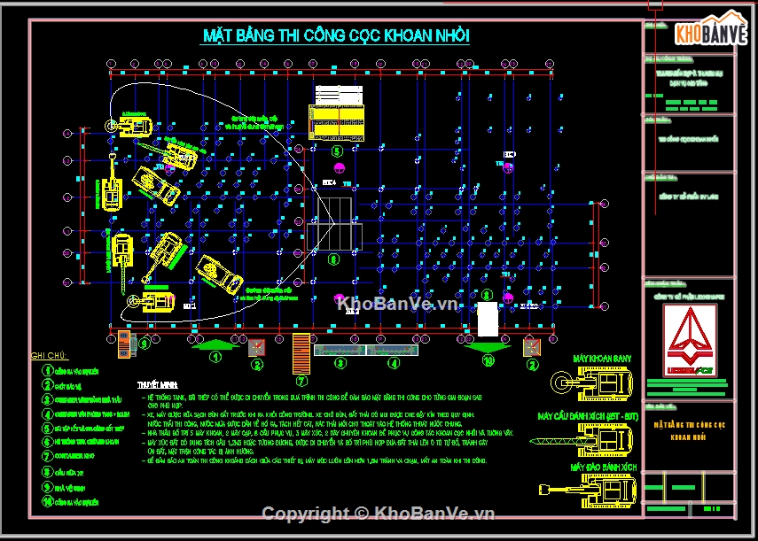 Biện pháp thi công,thi công cọc,khoan nhồi cọc,cọc nhồi,thuyết minh,khoan nhồi