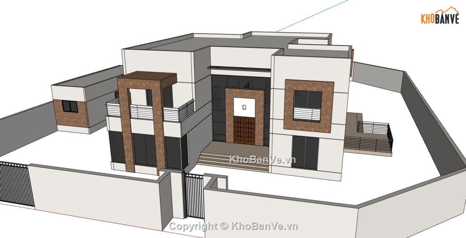 biệt thự 2 tầng,Mẫu biệt thự đẹp,biệt thự đẹp