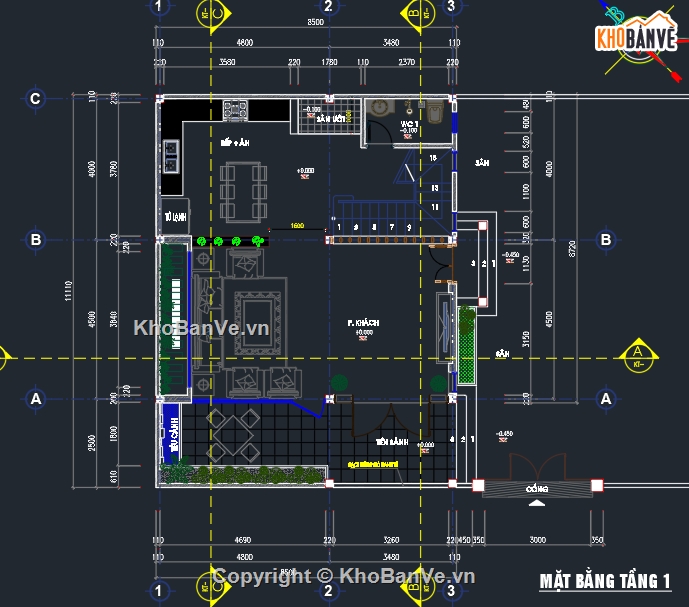 Biệt thự,2 tầng 1 tum,Biệt thự 2 tầng,Biệt thự 2 tầng rộng 8m,Biệt thự 2 tầng đẹp,Biệt thự 3 tầng