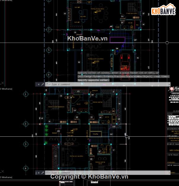 biệt thự 2 tầng,file cad biệt thự 2 tầng,biệt thự 2 tầng cad,autocad biệt thự 2 tầng
