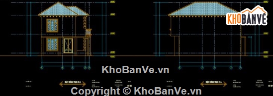 biệt thự 2 tầng,cad biệt thự 2 tầng,file cad biệt thự 2 tầng,biệt thự 2 tầng file cad