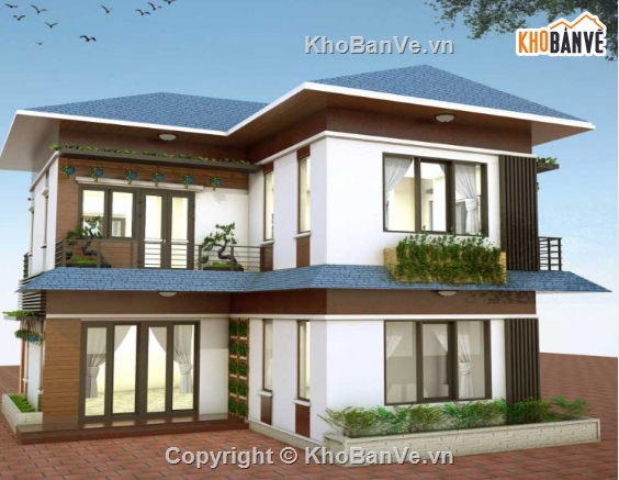biệt thự 2 tầng,cad biệt thự 2 tầng,file cad biệt thự 2 tầng,biệt thự 2 tầng cad