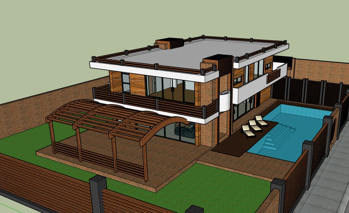 file su biệt thự,sketchup biệt thự,model su biệt thự