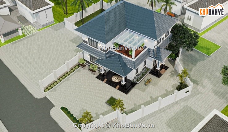 Biệt thự 2 tầng hiện đại,biệt thự hiện đại,biệt thự 2 tầng