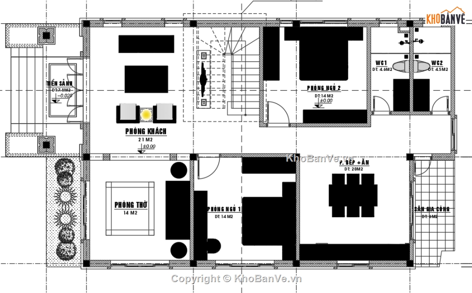 Biệt thự,Biệt thự 2 tầng hiện đại,biệt thự 2 tầng mái nhật,biệt thự 9x16m,nhà 2 tầng mái nhật