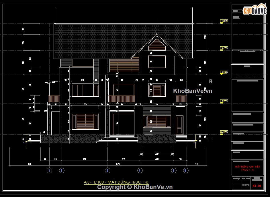 kiến trúc 3 tầng,Biệt thự,Biệt thự 3 tầng,3 tầng,bản vẽ biệt thự 3 tầng,nhà 3 tầng đẹp