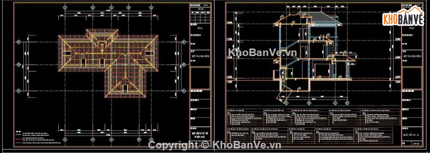 Biệt thự 3 tầng hiện đại,file cad biệt thự 3 tầng,biệt thự 3 tầng