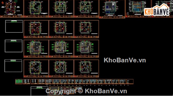 Biệt thự 3 tầng,cad biệt thự 3 tầng,file cad biệt thự 3 tầng,biệt thự 3 tầng cad