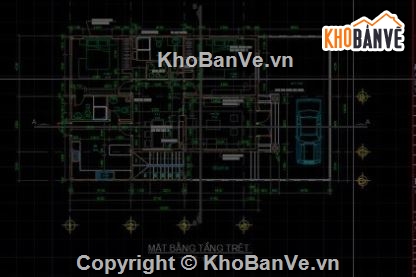 biệt thự 3 tầng,biệt thự 3 tầng file cad,cad biệt thự 3 tầng