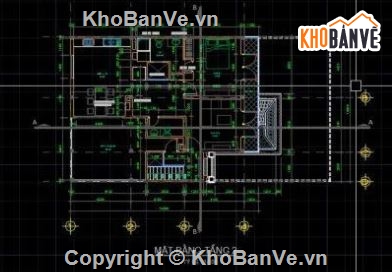 biệt thự 3 tầng,biệt thự 3 tầng file cad,cad biệt thự 3 tầng