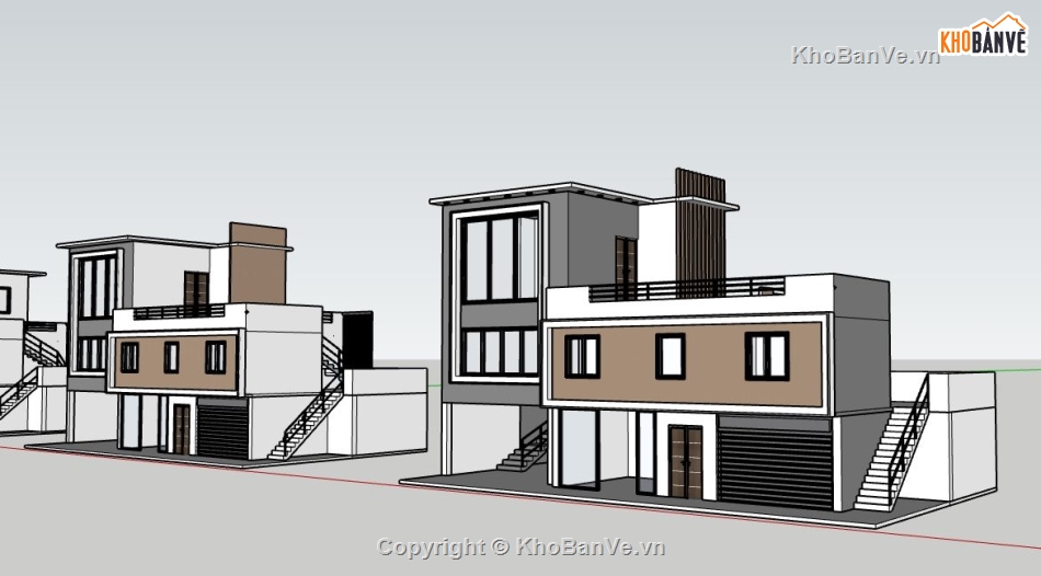 file su biệt thự,sketchup biệt thự,file sketchup biệt thự