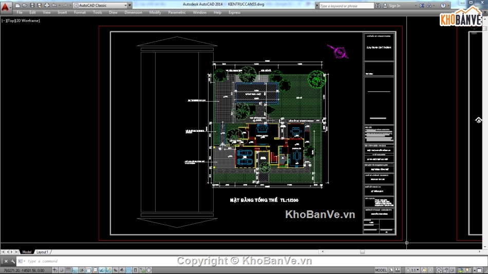 Biệt thự,file cad biệt thự 3 tầng,biệt thự 3 tầng