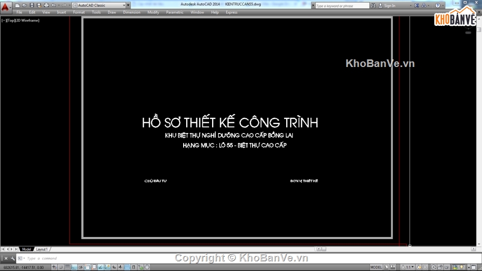 Biệt thự,file cad biệt thự 3 tầng,biệt thự 3 tầng