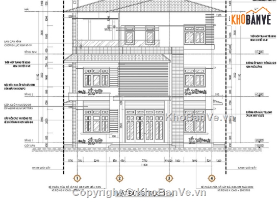 biệt thự 3 tầng,cad biệt thự 3 tầng,file cad biệt thự 3 tầng,biệt thự 3 tầng file cad