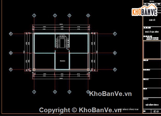 biệt thự 3 tầng,cad biệt thự 3 tầng,file cad biệt thự 3 tầng