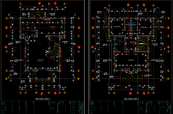 Biệt thự 3 tầng,cad biệt thự 3 tầng,file cad biệt thự 3 tầng,biệt thự 3 tầng file cad