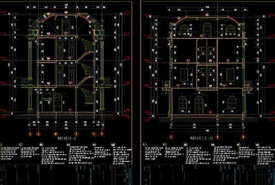 Biệt thự 3 tầng,cad biệt thự 3 tầng,file cad biệt thự 3 tầng,biệt thự 3 tầng file cad
