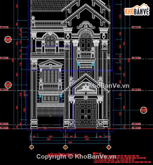 biệt thự 3 tầng,cad biệt thự 3 tầng,file cad biệt thự 3 tầng,biệt thự 3 tầng cad