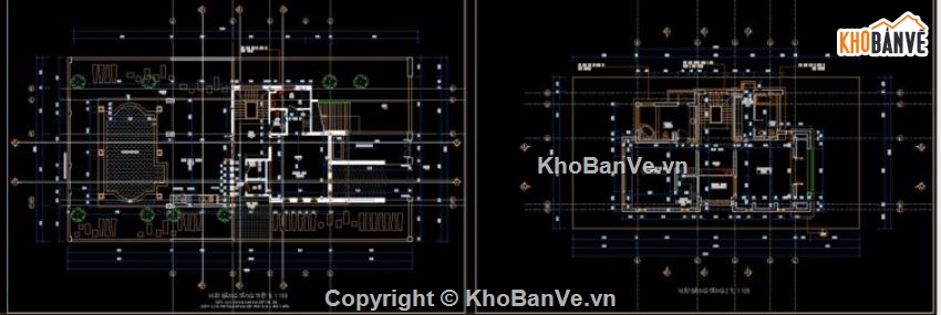 biệt thự 3 tầng,kiến trúc 3 tầng,file kiến trúc 3 tầng