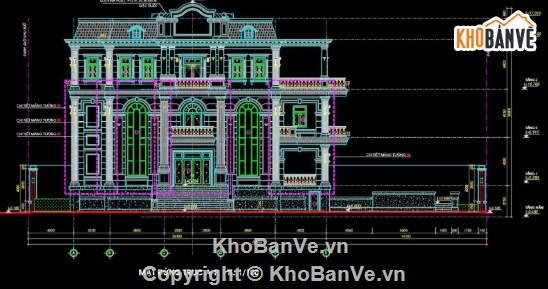 biệt thự 4 tầng,cad biệt thự 4 tầng,file cad biệt thự 4 tầng,biệt thự 4 tầng cad