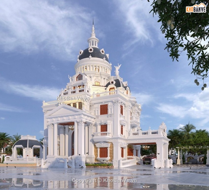 mẫu biệt thự sketchup,biệt thự sketchup,sketchup biệt thự
