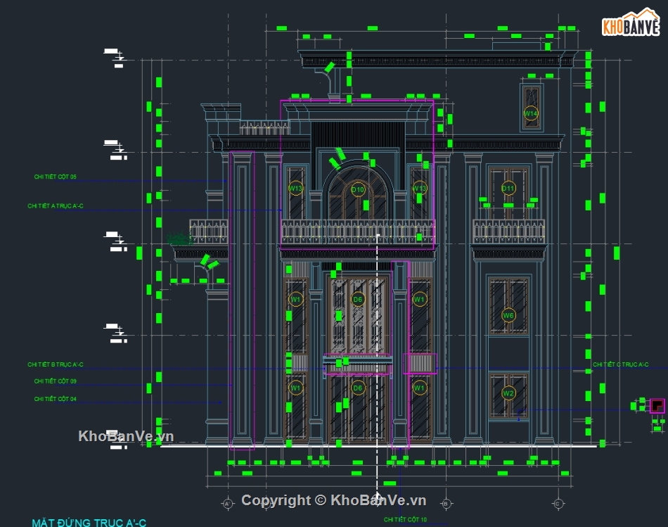 Villa,Biệt thự,Biệt thự 3 tầng 13x15m,Biệt thự 4 tầng