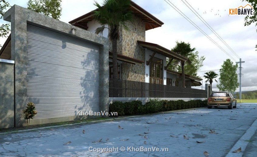 mẫu biệt thự sketchup,sketchup biệt thự,mẫu biệt thự