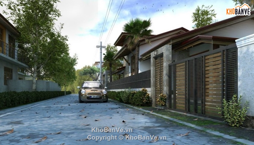 mẫu biệt thự sketchup,sketchup biệt thự,mẫu biệt thự