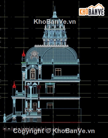 Biệt thự 4 tầng,lâu đài 4 tầng,biệt thự lâu đài 4 tầng