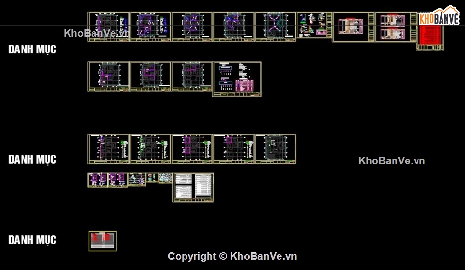 Biệt thự 3 tầng,biệt thự mái nhật,autocad biệt thự