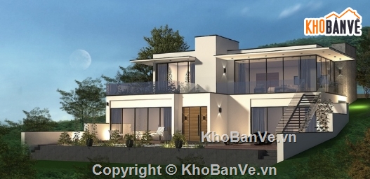 biệt thự nghỉ dưỡng,cad biệt thự nghỉ dưỡng,biệt thự nghỉ dưỡng cad,biệt thự 2 tầng nghỉ dưỡng