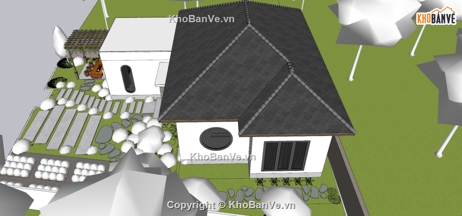 Biệt thự,Biệt thự vườn,Biệ thự 1 tầng,Biệt thự vườn 1 tầng