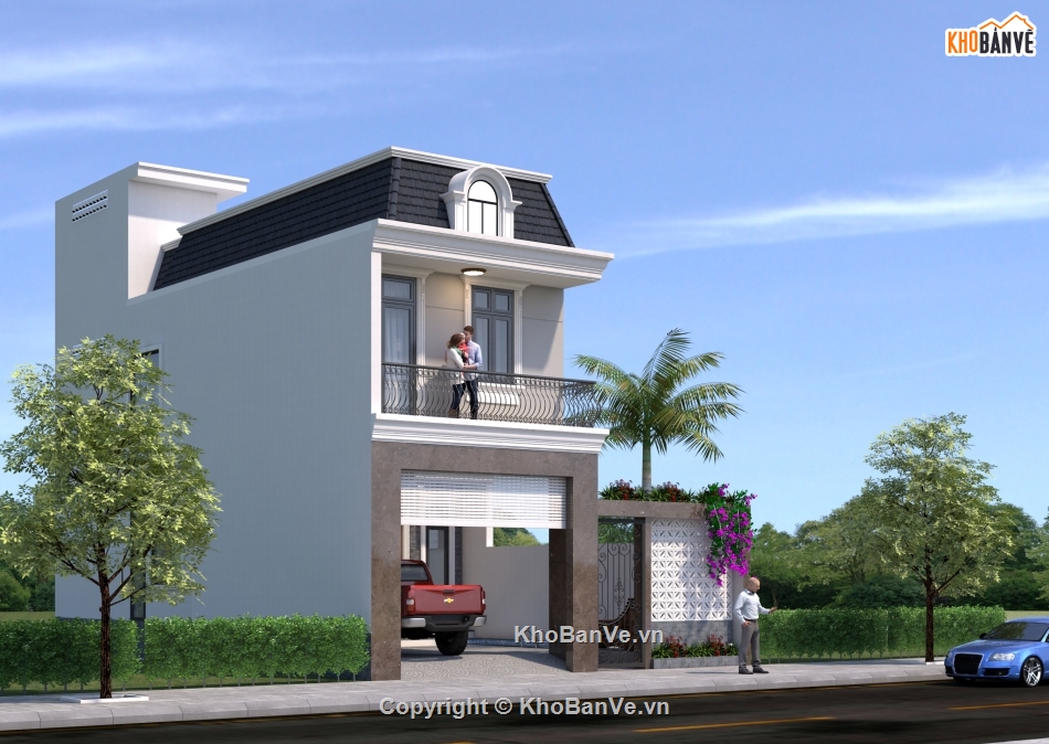 nhà 3 phòng ngủ,nhà vườn 8x15,nhà vườn
