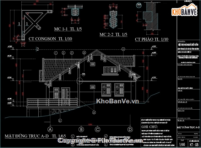 mẫu biệt thự,Biệt thự 1.5 tầng,biệt thự phố núi