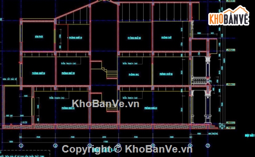 Biệt thự cổ điển,biệt thự 3 tầng,cad biệt thự 3 tầng