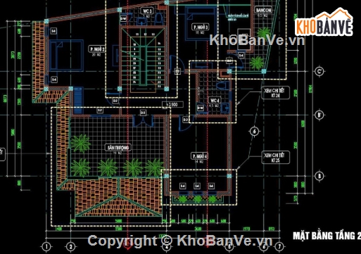 biệt thự 3 tầng,Biệt thự 3 tầng hiện đại,cad biệt thự 3 tầng