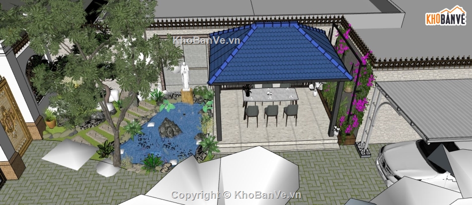 phối cảnh biệt thự phố,phối cảnh,phối cảnh biệt thự cổ điển,ngoại thất biệt thự,phối cảnh ngoại thất