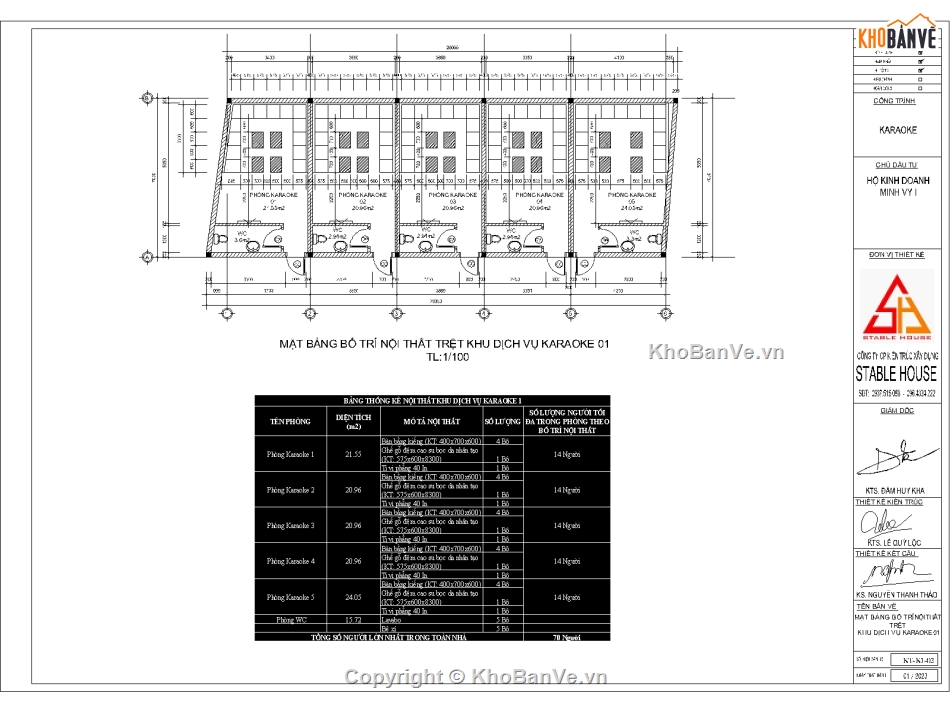 PCCC quán karaoke file cad,thiết kế autocad quán karaoke,hồ sơ thiết kế quán hát,file autocad thiết kế quán hát