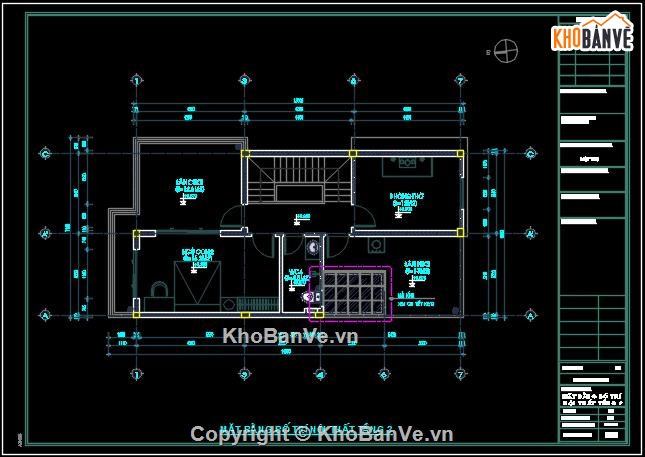 Bản vẽ kiến trúc nhà phố,nhà phố 3 tầng,bản vẽ nhà phố