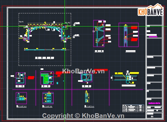 mái che sân,bản vẽ mái che,File cad mái che,Thiết kế mái che