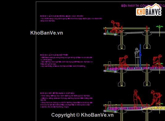 BPTC dầm I24,Bản vẽ ván khuôn dầm I24,BPTC đầy đủ dầm I24 trình AB