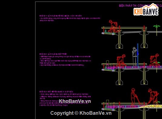 BPTC dầm I24,Bản vẽ ván khuôn dầm I24,BPTC đầy đủ dầm I24 trình AB