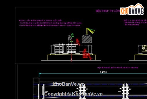 BPTC dầm I24,Bản vẽ ván khuôn dầm I24,BPTC đầy đủ dầm I24 trình AB