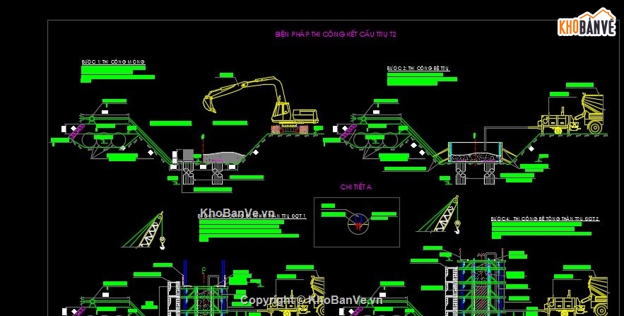 BPTC dầm I24,Bản vẽ ván khuôn dầm I24,BPTC đầy đủ dầm I24 trình AB