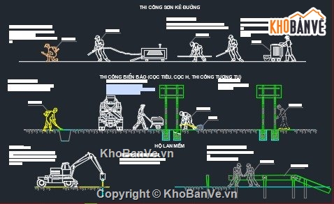 Biện pháp thi công đấu thầu đường,BPTC xử lý nền đất yếu,BPTC cầu dầm bản đổ tại chỗ,BPTC thử tải