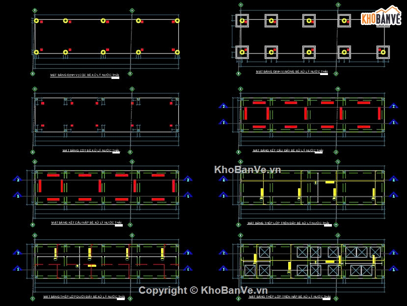 bể nước,bể chứa,BPTC,shopdrawing thép